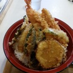 うどん 有田 - うどん 有田　特製天丼590円