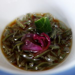 うなぎ割烹山田 - じゅんさいポン酢400円