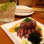 おすすめのホタルイカと菜の花のからし酢味噌和え518円