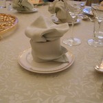 東京ディズニーシー・ホテルミラコスタ - ドナルド仕様のテーブルナプキン 2017.2