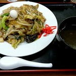 ばかうま食堂 駒どりや - 五目あんかけ焼きそば
