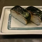 らぁめん登里勝 - 焼鯖寿司  200円