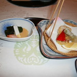 三養荘 - 酢の物・揚物