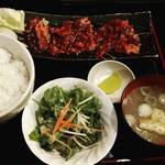 焼肉レストラン ピットイン - サガリ定食（税別1,200円）