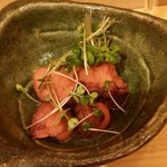 食彩一番 - お通し：タコのほにゃららぁ～