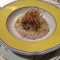 横濱元町 霧笛楼 - フォアグラの網焼きと春カブのリゾット