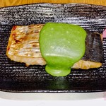 四季料理 海山 - 本物の鰆焼き  花弁の演出が良いね、