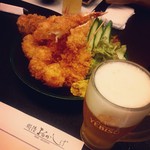 Nasu Okashige - 揚げ物にはビール！