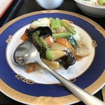 中国馳走 ただしの厨 - 【2017年01月】Ｂセットのあんかけご飯（ハーフ）。