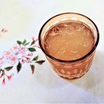 山玄茶 - グレープフルーツを搾って頂き、ブランデーを入れてもらった～♪( ^o^)ﾉ