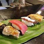 延喜寿し - カウンター握りは手で食べるべし♡