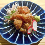 坂下良酒倉庫 - マグロの納豆醤油和え