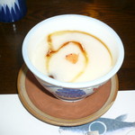 Kiritsubo - これが抜群に美味かった！溶いた白子を乗せた茶碗蒸しです。