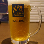 大戸屋 - 生ビール　４９８円（税込）