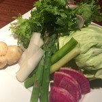 徳樹庵 - 6種の野菜