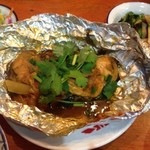 Puan - 鮭とハーブの野菜蒸し。