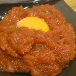 まぐろ小屋 別邸 - まぐろユッケ(4人前)