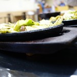 まんぷく亭 - （2017/1月）斜めにして脂を寄せます