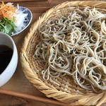 そば舎 あお - 新玉ねぎと鳥節のせいろ