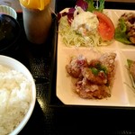 大福家 - 唐揚げ三昧定食￥980 ご飯大盛り￥60