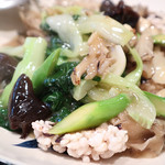 中国料理 丹甫 - 黒もち米のおこげ ライチ酢の香り