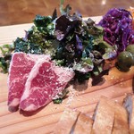 尼ヶ坂 - コッパ（生ハム）のアップ