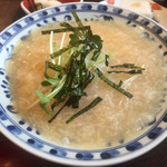 そば正 - 2017年3月下旬 そば定食のとろろご飯（小）