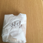 糸屋製菓店 - 翁最中裏面