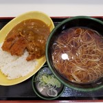 ゆで太郎 - ミニカツカレーセット(680円）