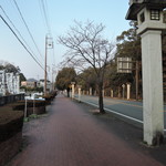 翠 - 帰り道。月詠宮横を通って、近鉄五十鈴川駅へ向かってます。