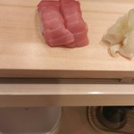 寿司 魚がし日本一 - 中とろ 648円♪