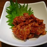 濃厚鶏白湯拉麺 乙 - 鶏肉チャンジャ：300円