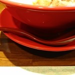 濃厚鶏白湯拉麺 乙 - レンゲ