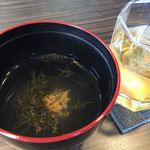 クチコ(なまこの子)とくぐらせ昆布の潮汁