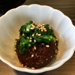 ほうれん草と椎茸のお浸し