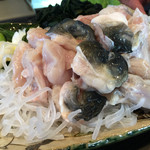 松もと - てっちり…ふく(河豚)が出番を待っています