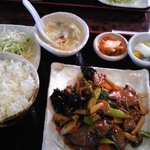 中華料理 福臨 - 牛肉のXOジャン炒め定食　780円
