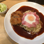 助宗食堂 - あんかけパスタ。もっと美味しそうに撮りたかった。。