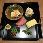 はな雅 先斗町 - 近江牛ステーキコース