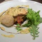 キャトルラパン - 寒ブリと帆立。これまた贅沢な一品ですね～