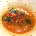 男そば 連獅子 - 特製追い飯