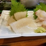 京寿司 - 槍イカと北海たこ
