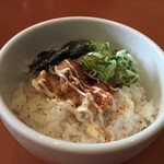 四代目麺処 ゆうじ - きざみちゃーしゅーマヨご飯＠300円