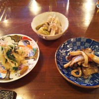 あそび割烹 さん葉か - 独活、切り干し大根、茸