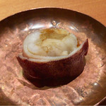 すし 喜邑 - 子持ちのヤリイカ