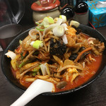 旨辛タンメン 荒木屋 - 限定きのこ大辛野菜麺