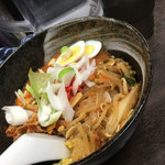 旨辛タンメン 荒木屋 - 半三色丼