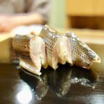 すし蓑 - ［2017/03］酒肴⑦ コハダ わさび 千切り生姜