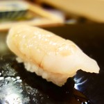 すし蓑 - ［2017/03］寿司⑪ 平貝の握り