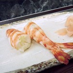 一鮨 - 車エビ